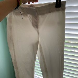 crown & ivy white slacks